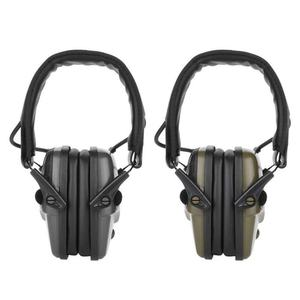 Foldable Reusable Tactical Electronic Hearing Protection Noise-Canceling 27dB Push-In Silicone Plastic <b>Shooting</b> Hunting - Product Image 3