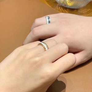 Nouvelles bagues classiques en tungstène diamanté Baojia haut de gamme pour homme et femme, cadeau de la Saint-Valentin - Product Image 3