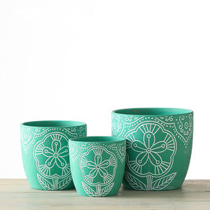 <span class=keywords><strong>Pot</strong></span> de fleurs de jardin <span class=keywords><strong>Pot</strong></span> de fleurs en céramique quantité minimale de commande Utilisé avec fleur/plante verte 8 couleurs en option Sol, jardin - Product Image 5