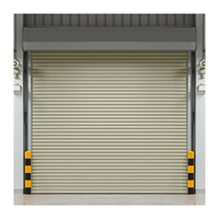 Portes de volets roulants horizontaux en alliage d'aluminium Portes de volets roulants en polycarbonate d'occasion pour camions perforés