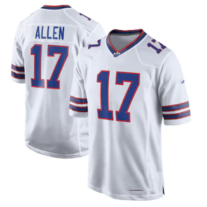 Camiseta de los Buffalo Bills de Josh Allen 17, Edición Limitada Blanca, Talla para Hombre - Product Image 5