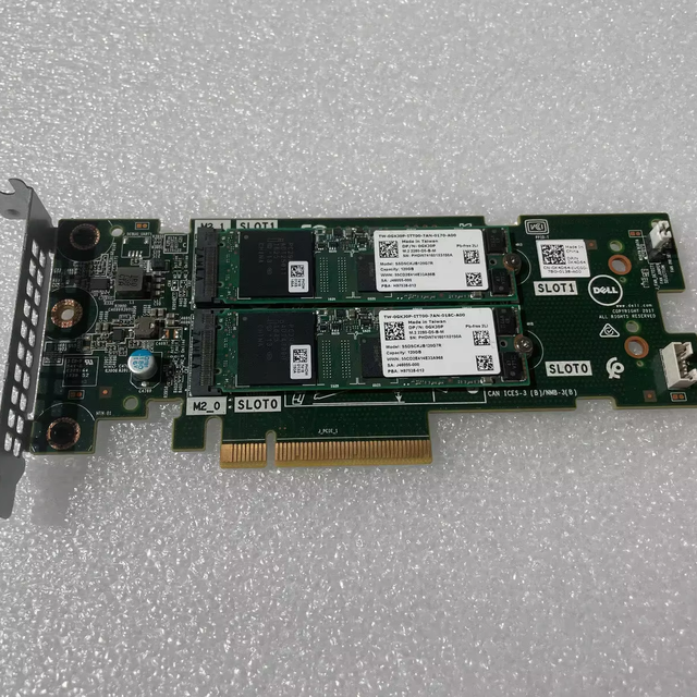 FOR Dell BOSS SATA Controller Card PCI-E to M.2 Full Height + 2x 240GB SSD 14G Poweregde R740 R640 R740xd R740xd2 Server
