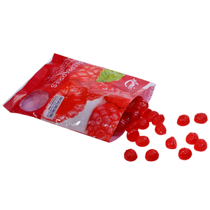 Dulces Amos, Rollo personalizado, caramelos de goma de frambuesa, caramelos masticables personalizados, gomitas de gelatina Halal agria, confitería más vendida de <span class=keywords><strong>China</strong></span> - Product Image 4