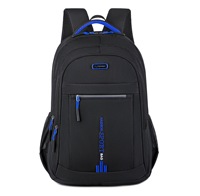 Sac pour ordinateur portable Twinkle Factory Business, grande capacité, imperméable, ultra-léger, en tissu Oxford, avec fermeture éclair, USB, antivol