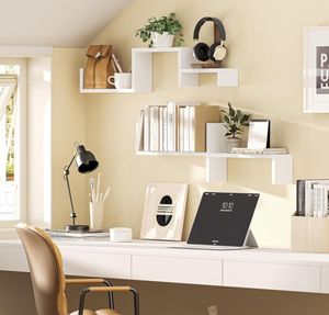 Estantes <span class=keywords><strong>de</strong></span> Pared <span class=keywords><strong>de</strong></span> Madera Multifuncionales a Precio <span class=keywords><strong>de</strong></span> Mayoreo, Juego <span class=keywords><strong>de</strong></span> Estantes Flotantes <span class=keywords><strong>de</strong></span> Madera para Decoración del Hogar - Product Image 6