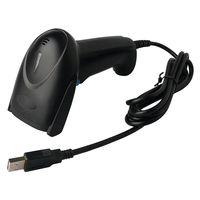 Escáner de Código de Barras 2D Portátil, Conexión USB, IP42, Cable Todo en Uno de 1.5 Metros, Escáner de Código de Barras Comercial de Alta Definición