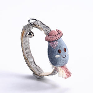 Neue kleine Hunde katze Halskette Halsband Cartoon Karotten druck Polyester hergestellt Großhandel auf Lager - Product Image 6