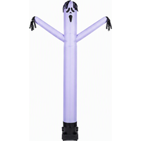 Mannequin gonflable Air Dancer de 3 mètres, blanc, thème Halloween (Souffleur vendu séparément)