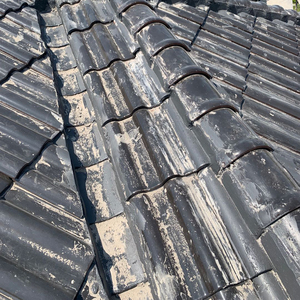 Clay_roof_tile lồng vào nhau mái ngói tráng men bề mặt màu xám - Product Image 6