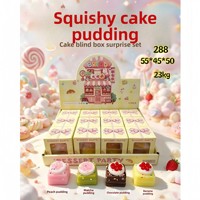 Nouveau Jouet Squishy Créatif Kawaii – Motifs Gâteau, Burger, Frites & Desserts – Amusant Anti-Stress en Caoutchouc à Rebond Lent