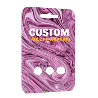 Vente en gros 1ct 2ct 3ct 5ct comprimés Blister Boîte à capsules avec tablette Blister Card