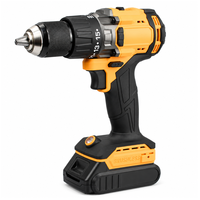 Perceuse-visseuse sans fil 20V à batterie, moteur sans balais, avec mandrin rapide en acier de 13 mm pour la construction et l'installation de meubles (OEM)