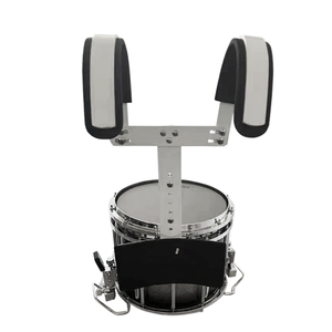 Tambor de banda de marcha con parche <span class=keywords><strong>EVANS</strong></span>, herrajes cromados, mecanismo de lanzamiento, acabado brillante y soporte para banda estudiantil - Product Image 4