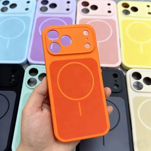 <span class=keywords><strong>Coque</strong></span> en silicone magnétique liquide pour <span class=keywords><strong>iPhone</strong></span> Apple 17, avec dos en microfibre, compatible <span class=keywords><strong>iPhone</strong></span> 17, 16, 15 - Product Image 3