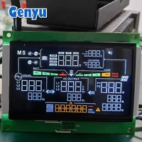Module LCD monochrome LCM, panneau noir VA TN négatif, segment d'affichage LCD COB avec carte, inverseur UPS
