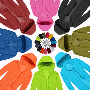 Wholesale Custom <strong>Summer</strong> Thin Breathable Sun Protection <strong>Lightweight</strong> Windproof Waterproof Outdoor Softshell Hooded <strong>Jackets</strong> - Product Image 4