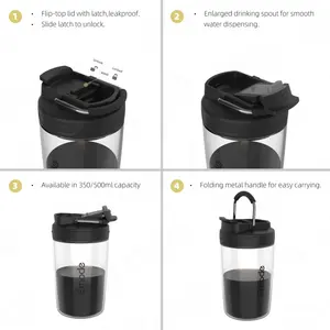 Patent Insulated Tumblers With Lid Travel Coffee Mug Stainless Steel Vacuum Thermal Cup Leak Proof Double Walled Coffee Tumbler