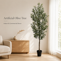 Plante d'olivier artificielle pour la décoration de la maison, olivier artificiel avec fruits, olivier artificiel de 175 cm pour le salon, vente en gros