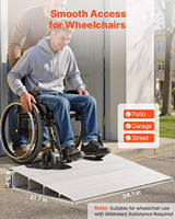 Rampe de seuil Simplywalk 500 kg Longueur 0,6 m Surface antidérapante Rampe extérieure Partenaire stratégique pour les rampes d'accès EN12182
