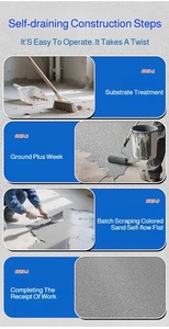 Ngoài trời trong nhà tự xây dựng chịu mài mòn không thấm nước sàn nhà máy Sàn epoxy màu cát sàn sơn - Product Image 5