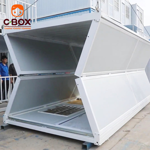 Cbox – Maisons pliables pour réfugiés <span class=keywords><strong>de</strong></span> 20 pieds, faciles à installer, abri temporaire pour camps, bureau <span class=keywords><strong>de</strong></span> chantier, maison conteneur préfabriquée pliable et extensible - Product Image 1