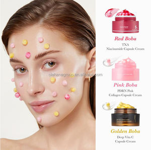 Crema en Cápsulas TXA Niacinamida Vitamina C Profunda Salmón Rosa PDRN Boba Cream Hidratante Clarificante Set de Cuidado Facial Coreano - Product Image 2
