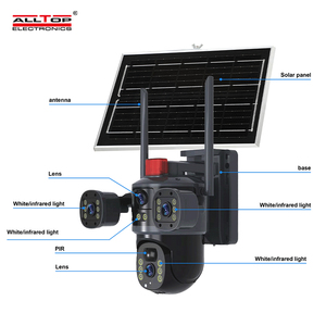 New ALLTOP 0843C02-01 4MP <strong>Solar</strong> Powered Wireless 4G PTZ Outdoor <strong>Security</strong> <strong>Camera</strong> with Sim Card - Product Image 2