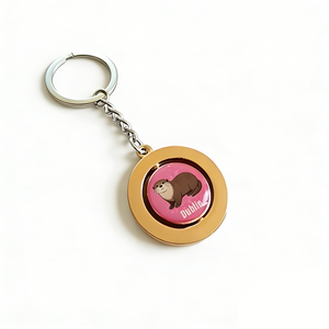 Porte-clés souvenir de vacances d'<span class=keywords><strong>Irlande</strong></span>, Dublin, avec cadre en métal doré et dôme en verre, motif harpe irlandaise et trèfle, <span class=keywords><strong>prix</strong></span> de gros - Product Image 2