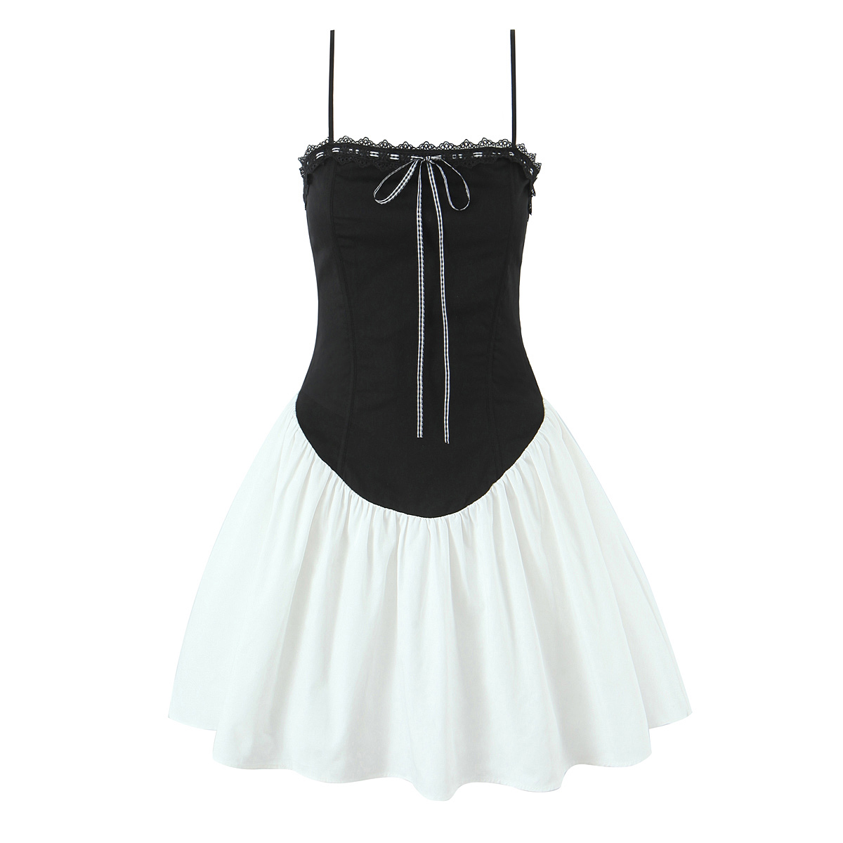 Black White