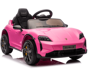 Voiture électrique pour enfants <span class=keywords><strong>Porsche</strong></span> <span class=keywords><strong>Taycan</strong></span> Turbo S sous licence, 12V, avec télécommande <span class=keywords><strong>2</strong></span>.4G, <span class=keywords><strong>roues</strong></span> en EVA, pour enfants de 3 à 8 ans - Product Image 6