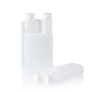 Botella Dosificadora de Laboratorio de Plástico de Doble Cuello de 100ml+5ml, Botella de Prueba de Doble Cámara de Plástico HDPE para Medición y Dosificación - Product Image 3