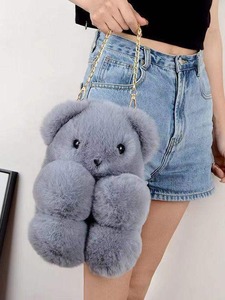 Bolso Bandolera de Peluche con Diseño de Oso Teddy, Unisex, para Playa, Deportes y Pesca - Product Image 3