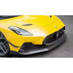 Modificazione auto d stile in fibra di carbonio lama del vento anteriore, paraurti anteriore lama del vento adatto per Maserati MC20 - Product Image 5