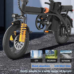 Véhicule électrique pliable à conduire vélo électrique batterie lithium ultra léger petit <span class=keywords><strong>tramway</strong></span> - Product Image 3