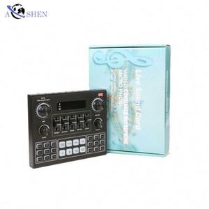 Interfaz de Audio USB de Fábrica, Mezclador de Sonido Externo con Micrófono BT, Tarjeta de Sonido para Teléfono y Computadora, Grabación en Vivo - Product Image 6