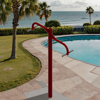 TUV-Certified Outdoor Gym Steel Fitness Equipment Nueva e innovadora barra de dominadas