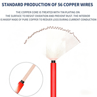 Cable de Alimentación de Cobre Estañado de un Solo Núcleo con Aislamiento XLPO y Revestimiento XLPO para Conexión de Corriente Continua y Cableado de Baterías