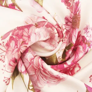 Tissu de Satin Floral de duchesse 100% Polyester, couleur personnalisée, soie tissée, brocart, pour robe