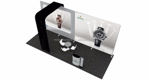 Cabina de exhibición personalizada Exhibición portátil Exhibición comercial Tamaño 3x3 Cabinas de exhibición Exhibición Stand <span class=keywords><strong>Tienda</strong></span> - Product Image 4
