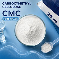 Carboximetilcelulosa (CMC) en Polvo, Ingrediente Alimentario a Granel de Viscosidad Personalizada para Helados, Bebidas y Salsas