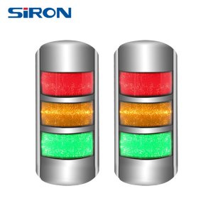 ไฟสัญญาณแบบติดผนัง SiRON D183-A ซีรีส์ IP50 สีแดง/เหลือง/เขียว อายุการใช้งาน 50000 ชั่วโมง พร้อมเสียงเตือน <span class=keywords><strong>24vdc</strong></span> - Product Image 1