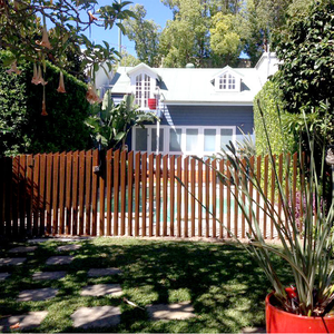 Corten Steel Modern Eco-Friendly Privacy <b>Picket</b> Fencing Panels / Yard <b>Fence</b> Decorative Panels - Product Image 4