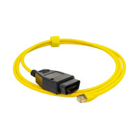 Cable E-SYS ENET, Cable de Codificación Ethernet a OBD2 para BMW Serie F, Compatible con ICOM para Programación Oculta