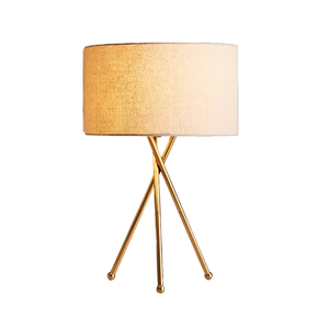 Modern Design Iron Metal Table <strong>Lamp</strong> Fabric <strong>Shade</strong> AC Powered <strong>Tall</strong> Standing Decorative Side Light Living Room Office E26 - Product Image 1