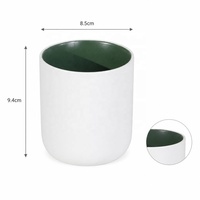 YBH Moderne Wohndekor Luxus Zylindrische Keramik Handgefertigte Umweltfreundliche Kerzenhalter Großhandel Benutzerdefiniertes Logo & Farbe Kerze