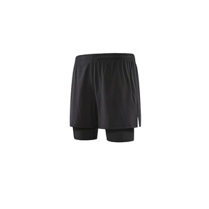 Shorts de sport <span class=keywords><strong>pour</strong></span> homme, taille élastique mi-haute, couleur unie, polyester respirant, séchage rapide, <span class=keywords><strong>pour</strong></span> l'entraînement de basketball estival - Product Image 4