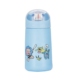 Termo de Dibujos Animados Kawaii con Diseño de <span class=keywords><strong>León</strong></span>, Aislado, de 350 ml, a Prueba de Fugas, Botella de Agua Caliente - Product Image 1