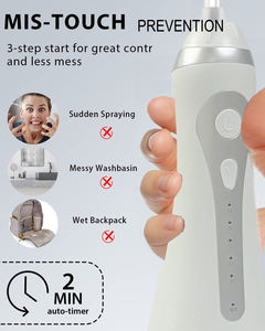 Carepik Nettoyeur dentaire sans fil à jet d'eau de voyage avec réservoir de grande capacité, machine à rinçage dentaire, irrigateur buccal - Product Image 2