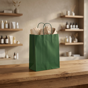 Bolsas de Papel Kraft con Asas Personalizables en Color, Ideales para Celebraciones Festivas y Empaque de Pequeños Regalos - Product Image 4