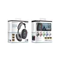 Nouveaux écouteurs 2025 pour casque 5.3 P9 MAX IPX3 étanche ANC sans fil avec écran couleur numérique et longue durée de vie de la batterie
